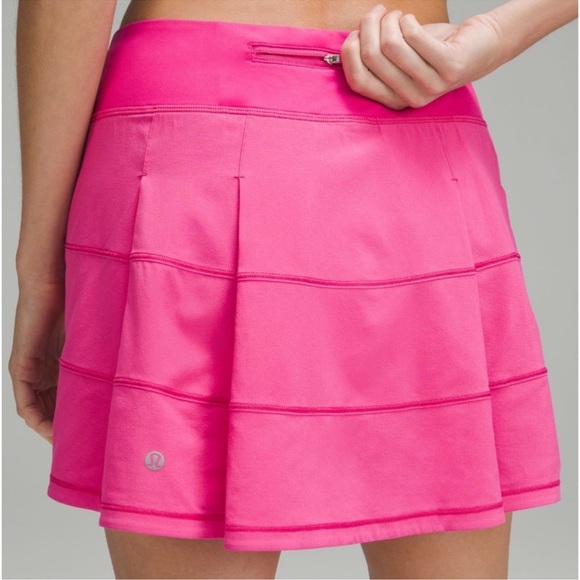 NWT Lululemon Pace Revival Skirt in Sonic Pink - Size 8 Long - Picture 1 of 6